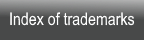 Index of trademarks